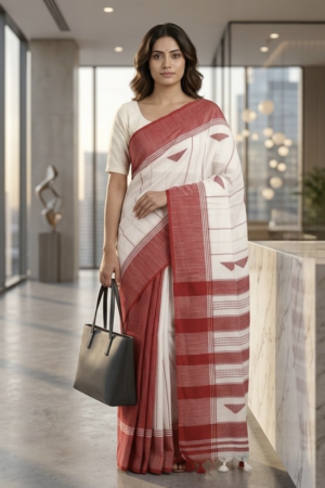 The Rumi | Charcoal Cotton Blend | S For Saree